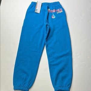 Vintage Havana Blue Sweatpants Elastic Cuffs
